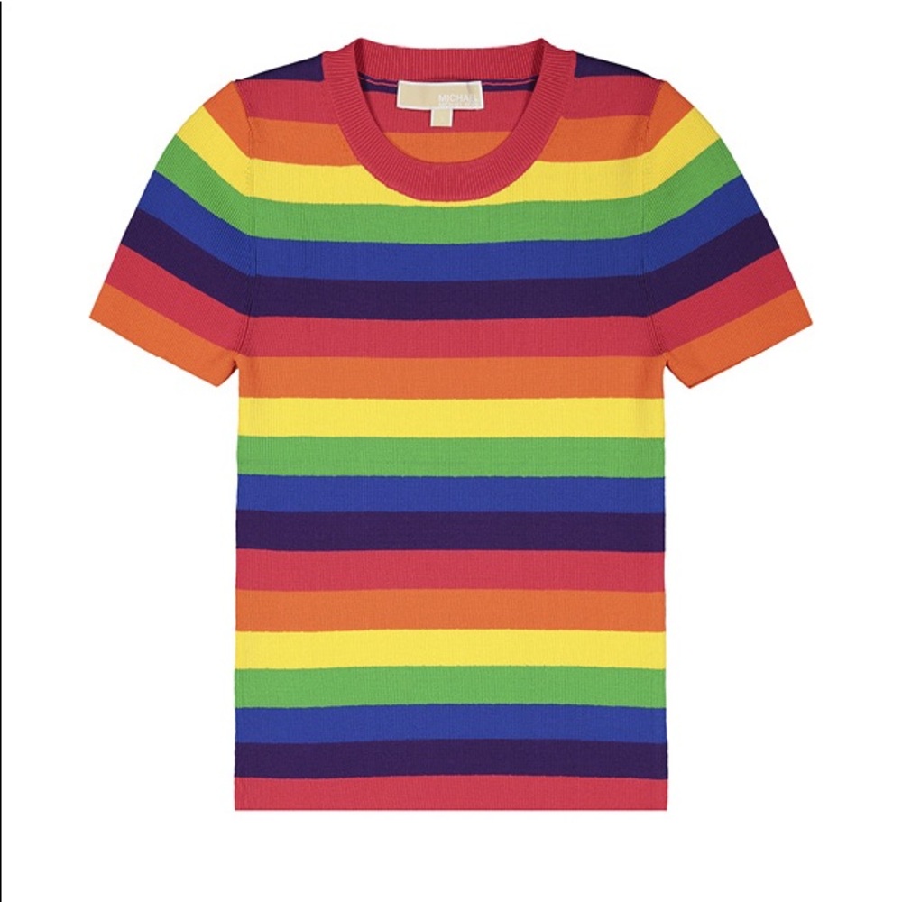 Michael Kors rainbow top